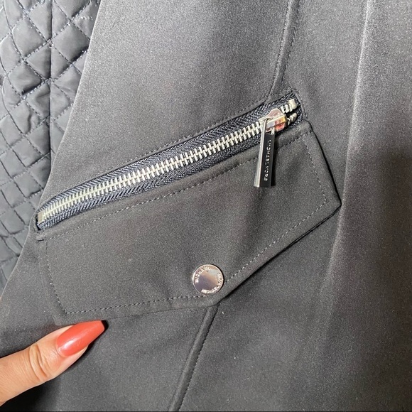 MICHAEL Michael Kors Women's Black Asymmetric Softshell Jacket S - Picture 9 of 12